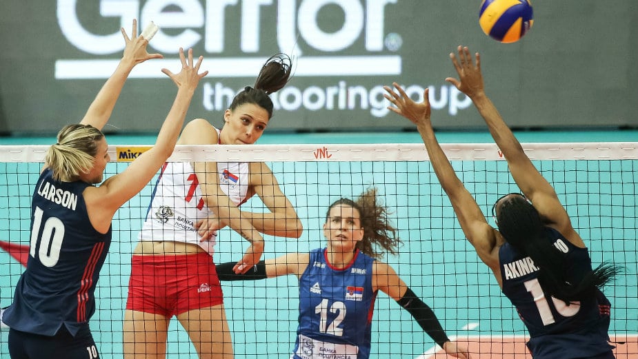 Porazom od SAD (0:3) odbojkašice Srbije završile učešće na Fajnal-siksu 1