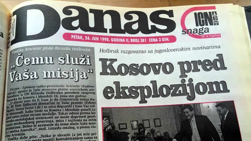 Danas (1998): Kosovo pred eksplozijom 1