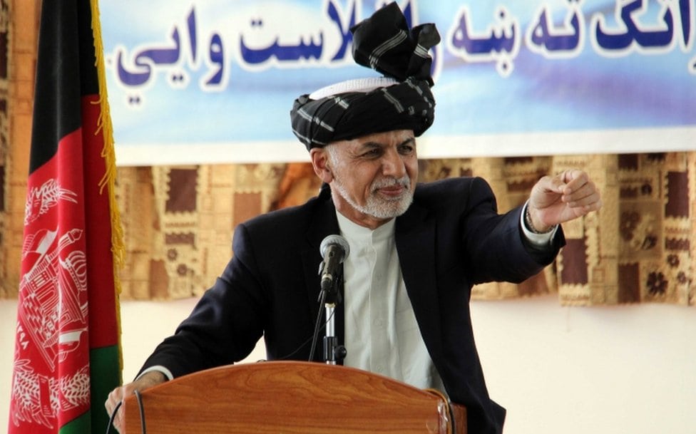Avganistanski predsednik Ašrad Gani u obraćanju studentima