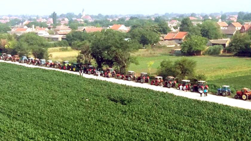 Blokada saobraćaja u više gradova u Srbiji 3