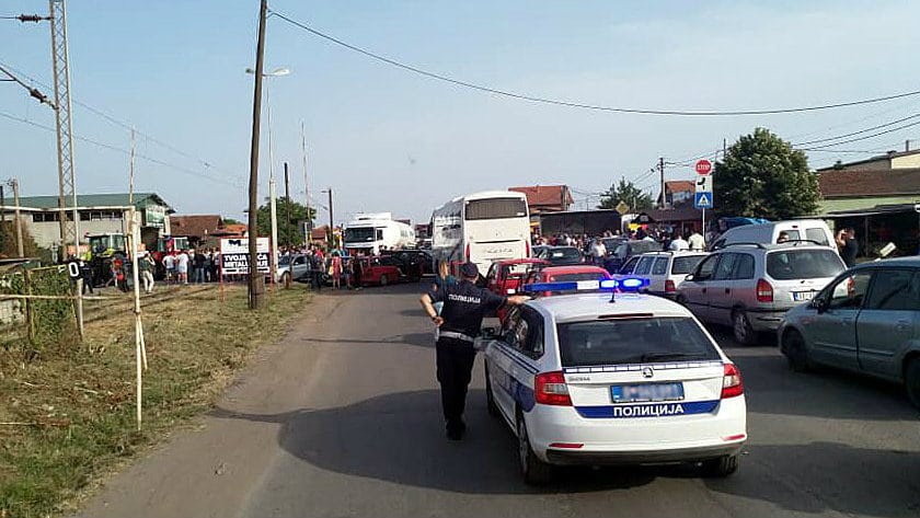 Blokada saobraćaja u više gradova u Srbiji 2