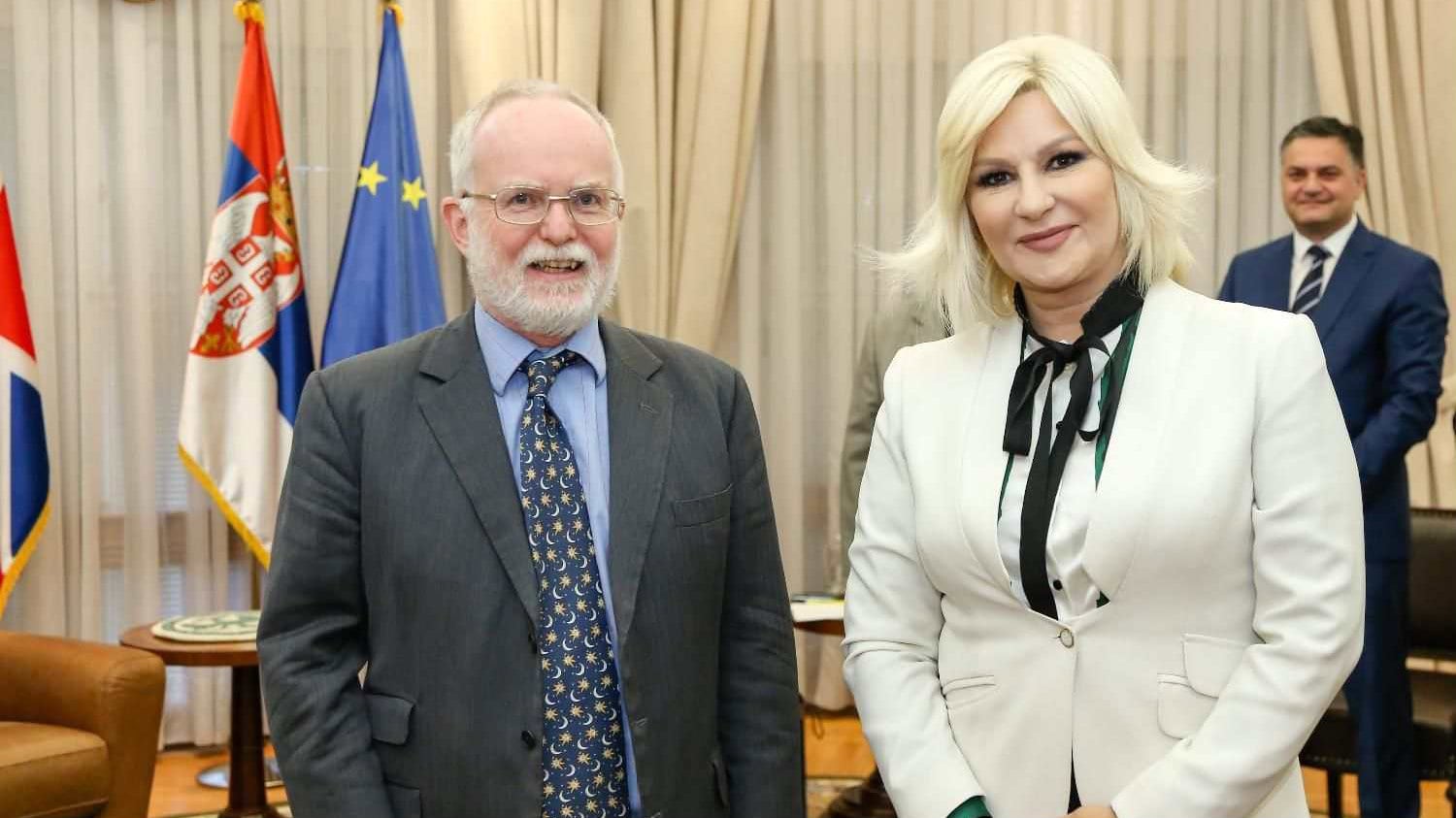 MIhajlović sa ambasadorom Velike Britanije o samitu Zapadnog Balkana 1