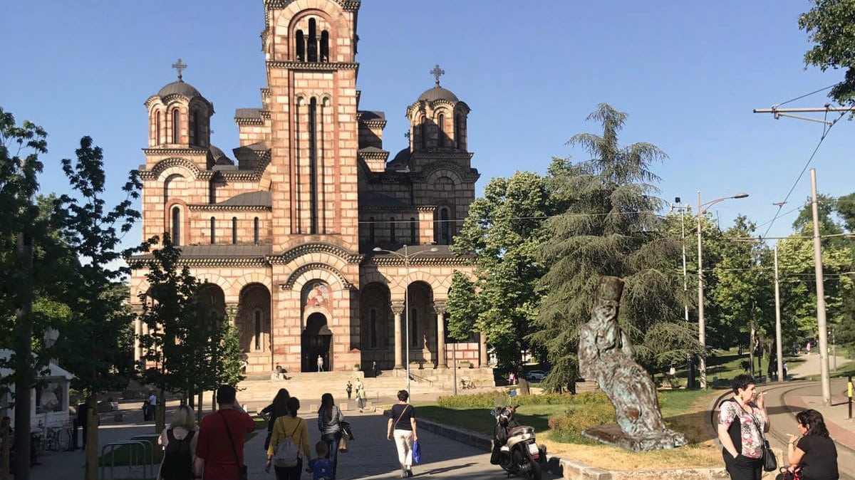 Otkrivanje spomenika patrijarhu Pavlu u novembru 1