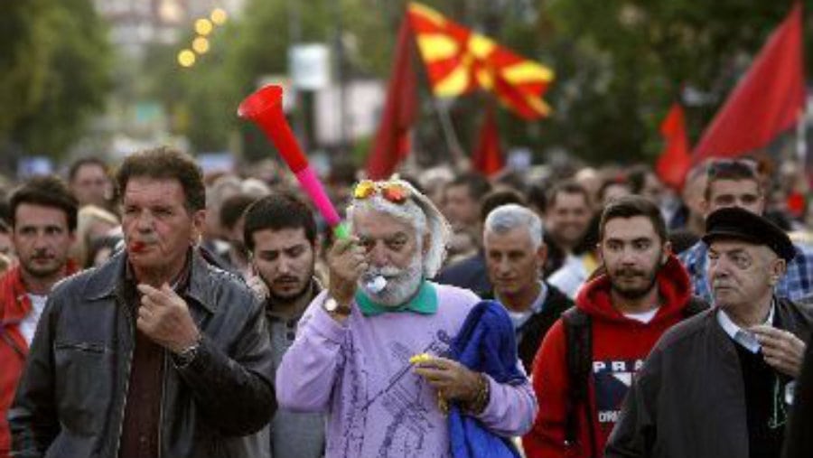 U Skoplju protesti protiv dogovora sa Grčkom 1
