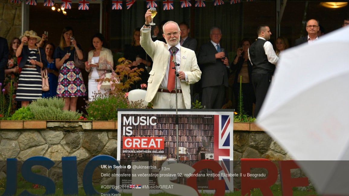 Proslavljen rođendan kraljice Elizabete II u Beogradu 1