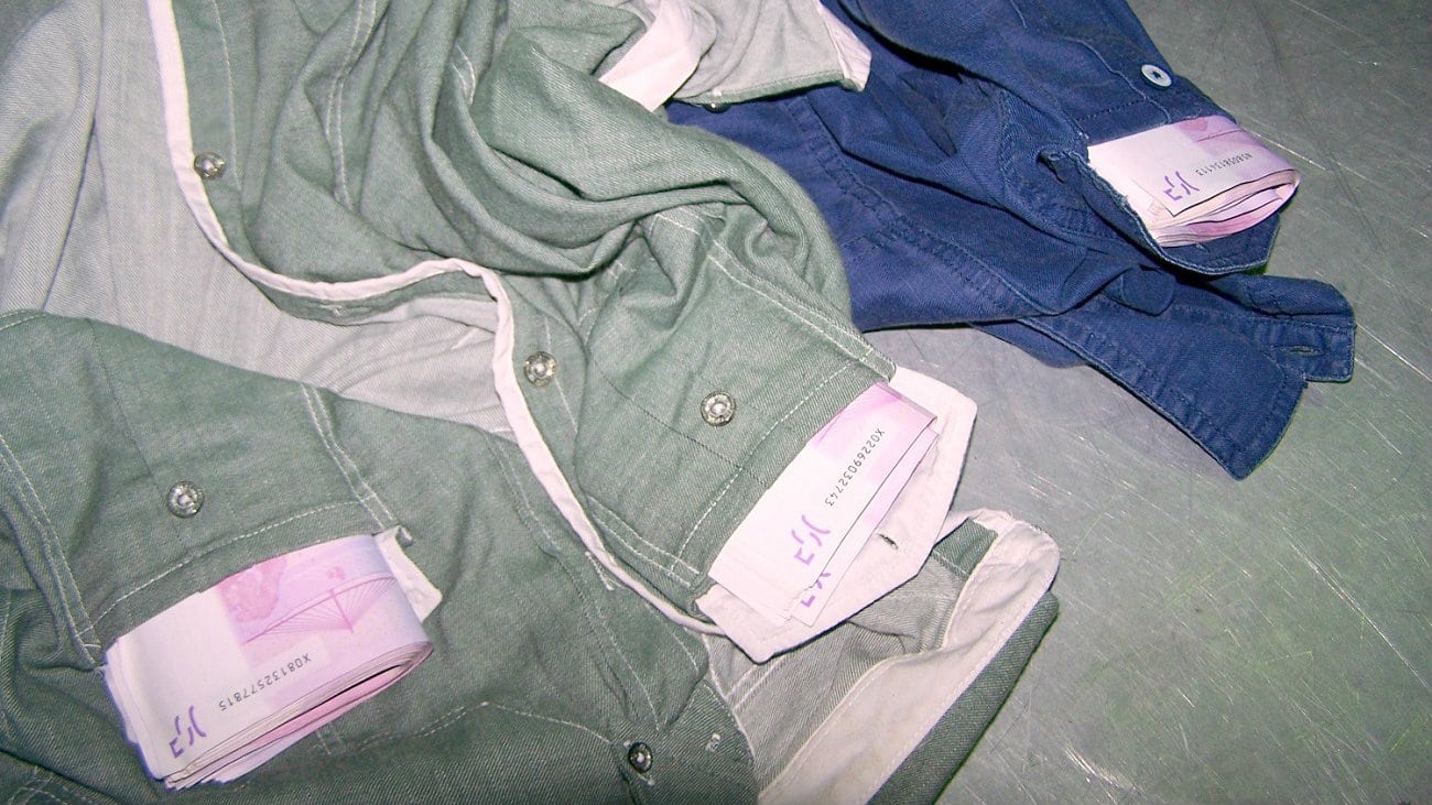 Garderoba u prtljagu puna neprijavljenih evra otkrivena na Gradini 1