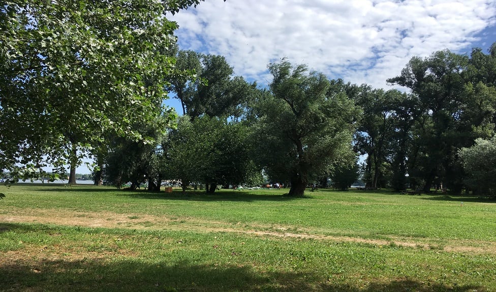 Veliko ratno ostrvo na Dunavu.