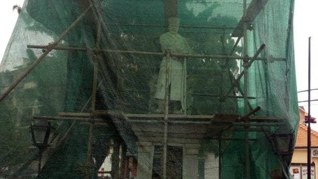 Rekonstrukcija spomenika Srpskom vojniku u Požarevcu 1