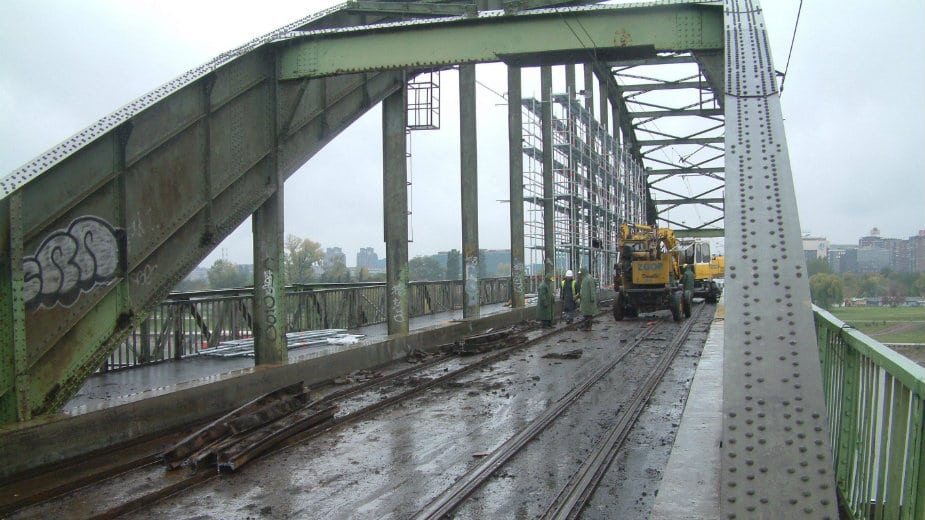 Uklanjanje Starog savskog mosta u junu 2019. 1