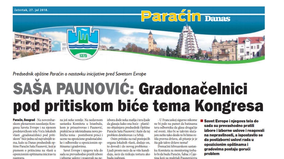 Paraćin Danas (PDF) 1 Paraćin Danas (PDF) 1
