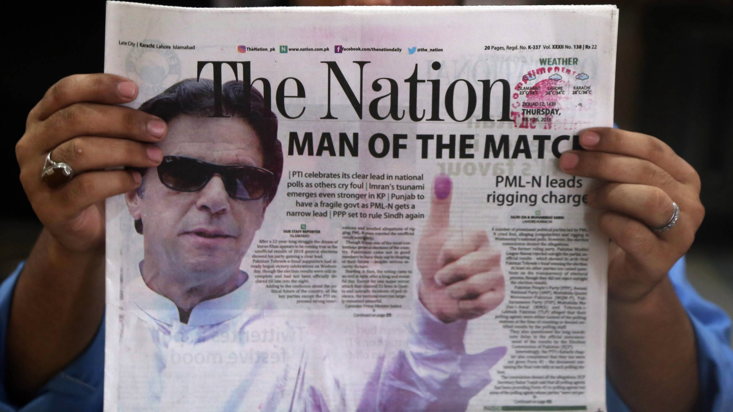 Pakistan: Bivši igrač kriketa proglasio izbornu pobedu 1