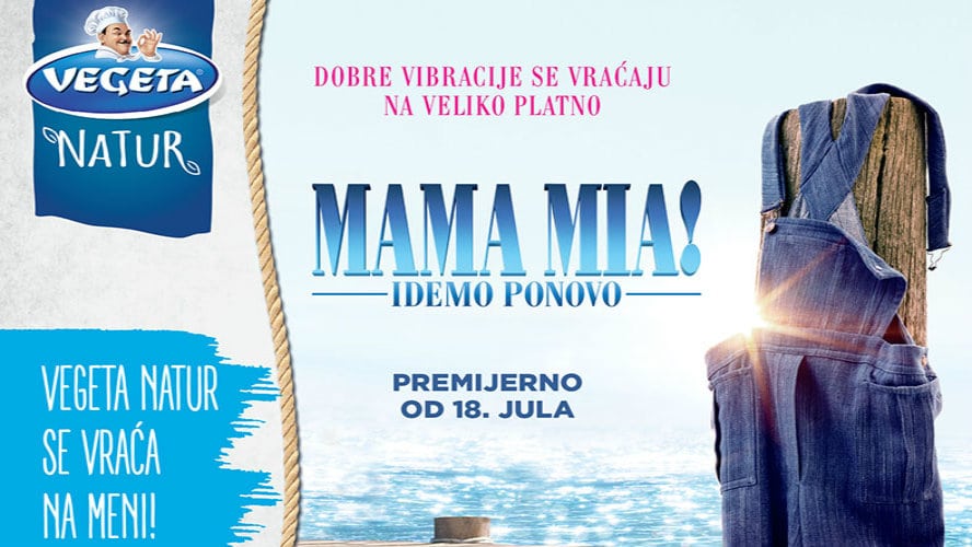 Vegeta NATUR i novi film „Mamma Mia! Idemo ponovo“ 1