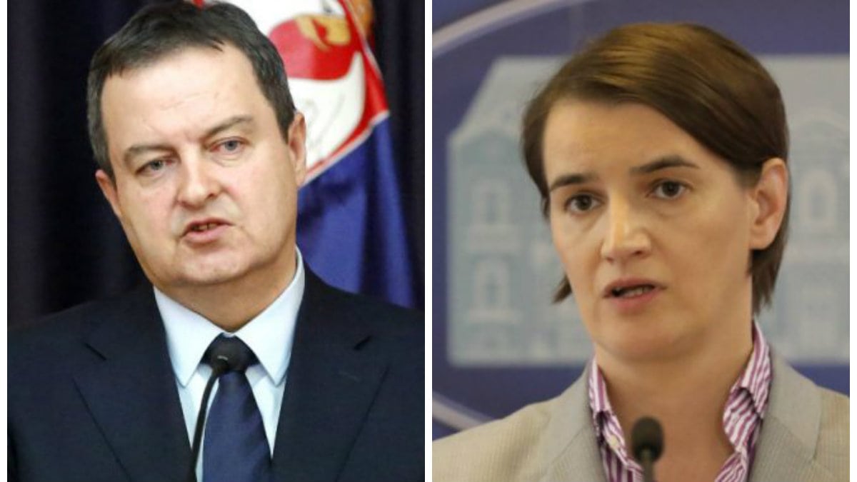 Dačić i Brnabić na proslavi povodom jubileja od podizanja srpske zastave na Beloj kući 1