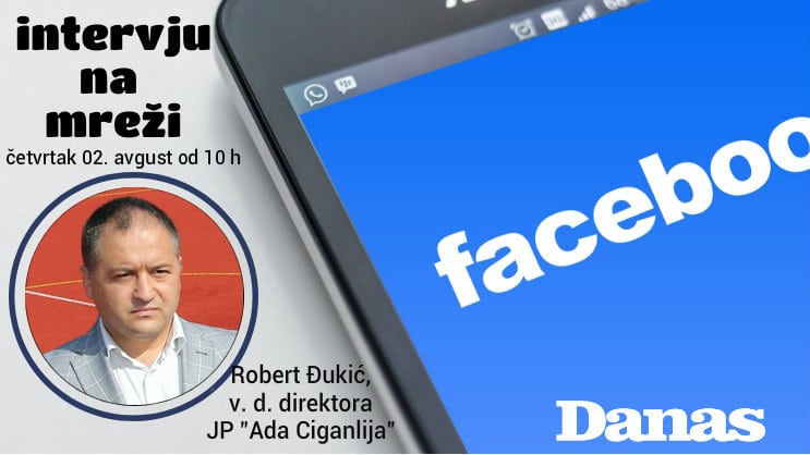V.d. direktora JP "Ada Ciganlija" odgovara 02. avgusta na pitanja na Fejsbuku 1