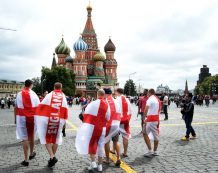 Navijači Hrvatske i Engleske uoči večerašnjeg polufinala (FOTO) 9