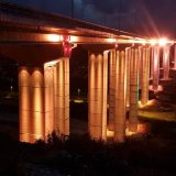 Osvetljen most na Koridoru 10 9