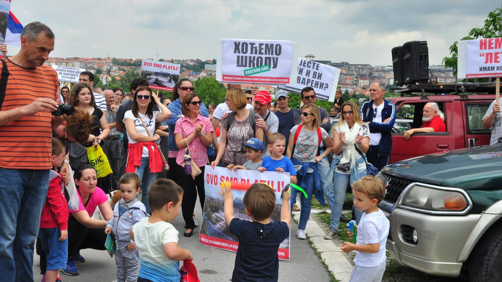 I danas simboličan protest stanara naselja "Stepa Stepanović" 1