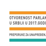 CRTA: Skupštine Srbije i Vojvodine beleže pad stepena otvorenosti 1