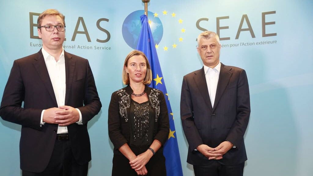Diplomate EU: Kabinet Mogerinijeve spremio nacrt sporazuma za Vučića i Tačija 1