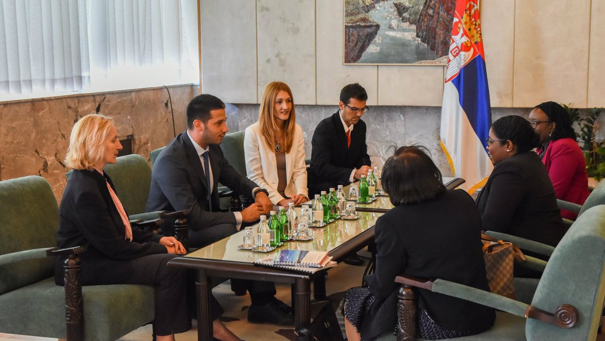 Udovičić sa ministarkom Surinama o omladinskoj politici i sportu 1