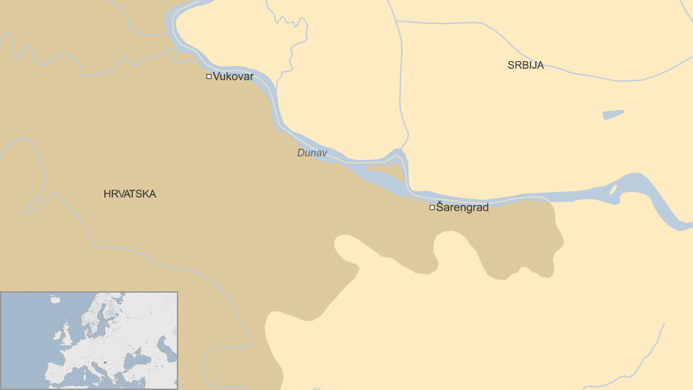Granica Srbije i Hrvatske: Život na granici ne čeka političare 2 Mapa