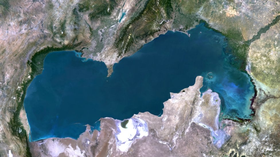 Satelitski snimak Kaspijskog mora