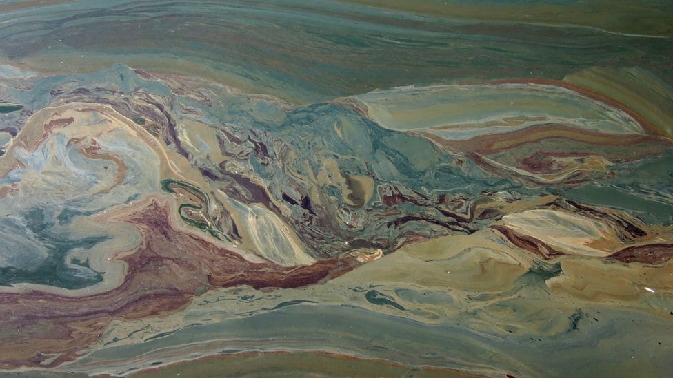 Kaspijsko more: Pet zemalja se dogovorilo oko podele 7 Izlivanje nafte u Kaspijskom moru