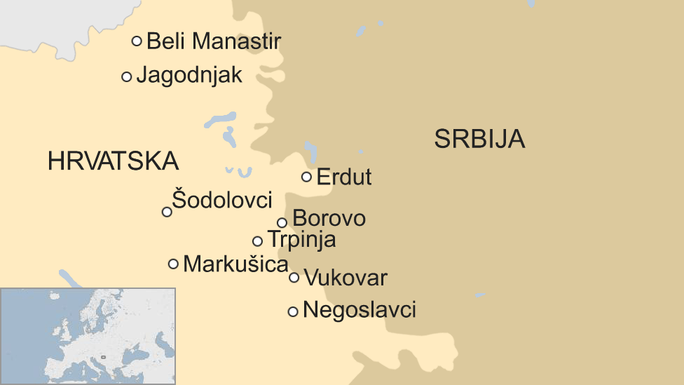 „Zajednica srpskih opština": Rešenje sa istoka Hrvatske 2 Mapa