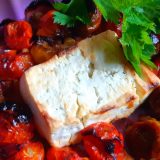 Saganaki- Zapečen sir u rerni sa čeri paradajzom (recept) 1