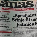 Danas (1998): Kosovu nuđena „autonomija plus“ 15