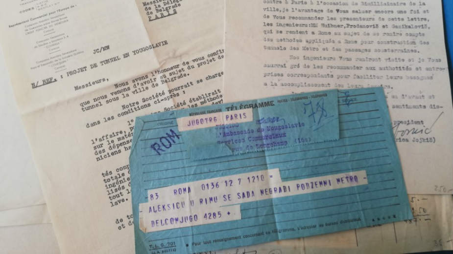 Beograd: Pisma i dokumenti o metrou 1