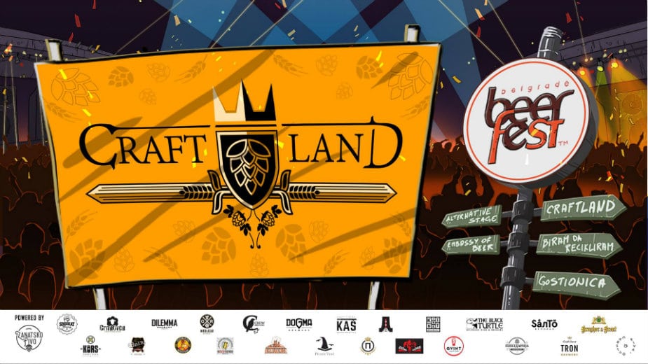 Craft Land zona na Belgrade Beer Fest-u 1