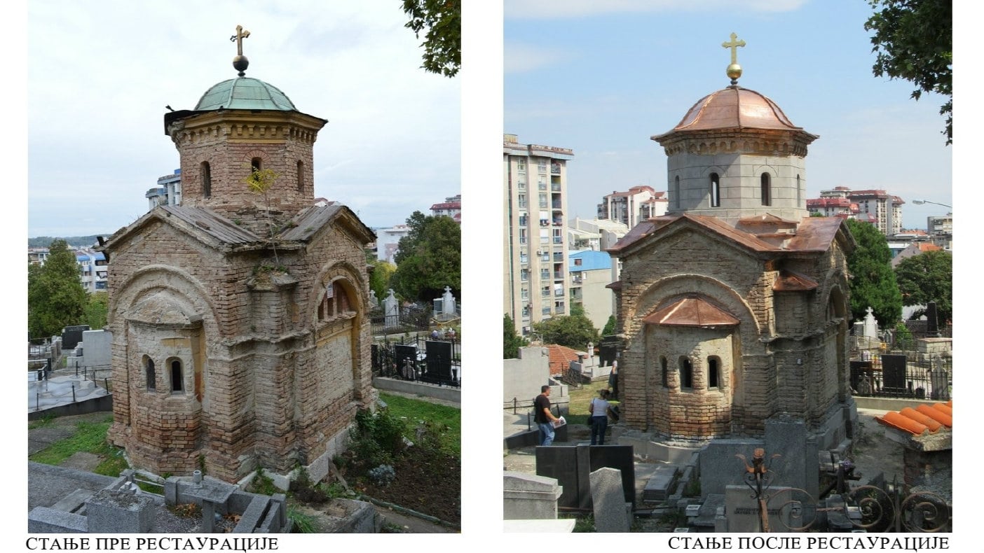 Završena prva faza obnove kapele Dine Mančića 1