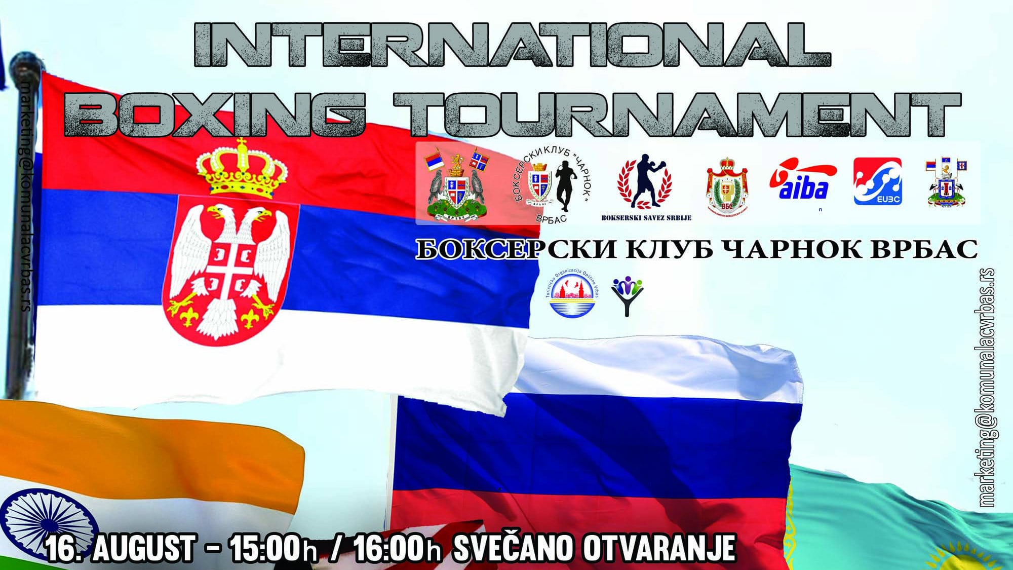 Drugi Kup nacija u boksu od 16. avgusta u Vrbasu 1