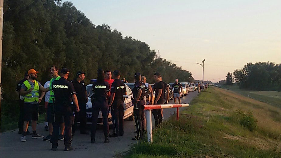 Novi protest na Savskom nasipu 1