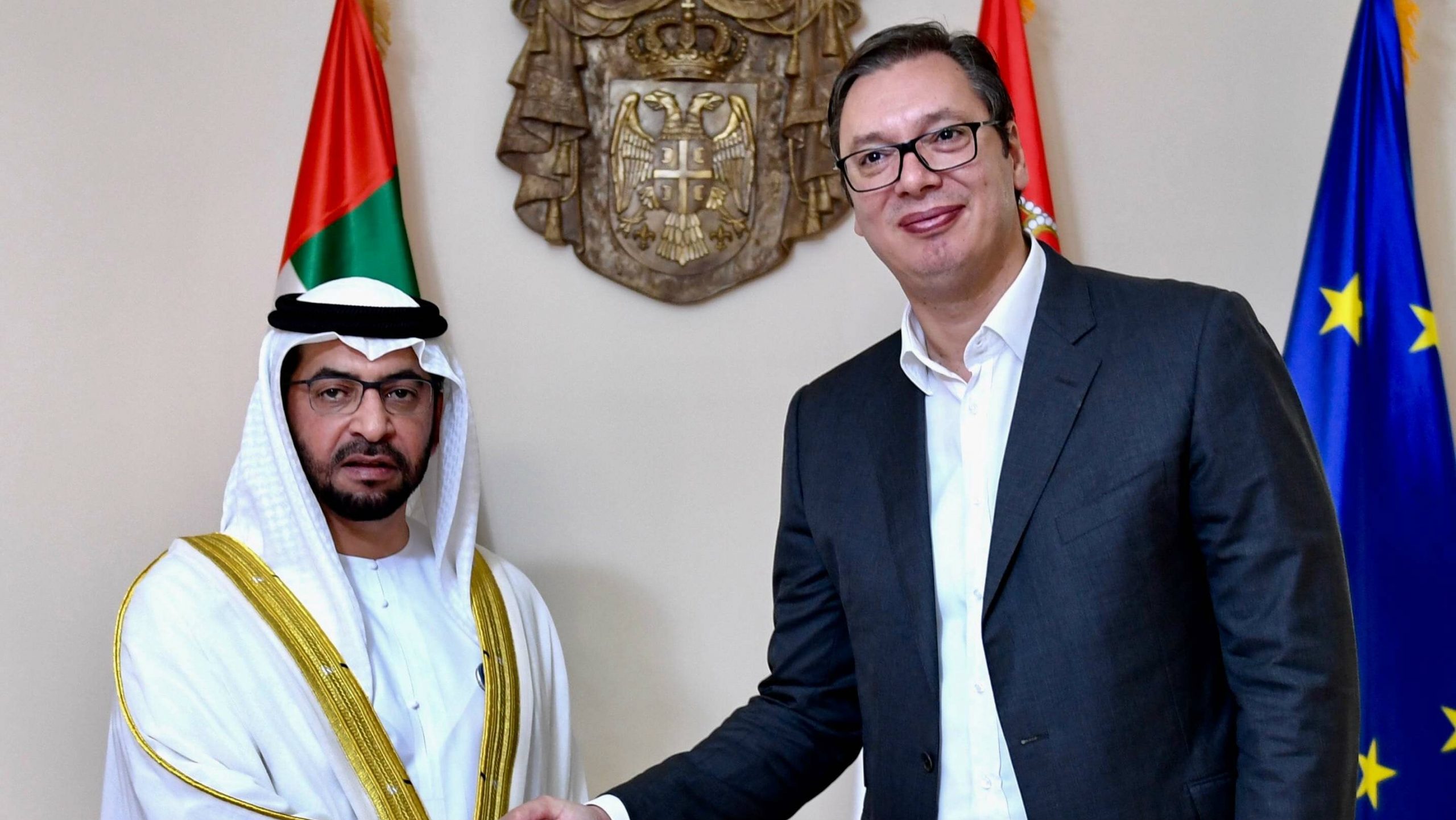 Vučić sa šeikom Hamdanom bin Zajedom o ulaganjima u Beograd na vodi 1