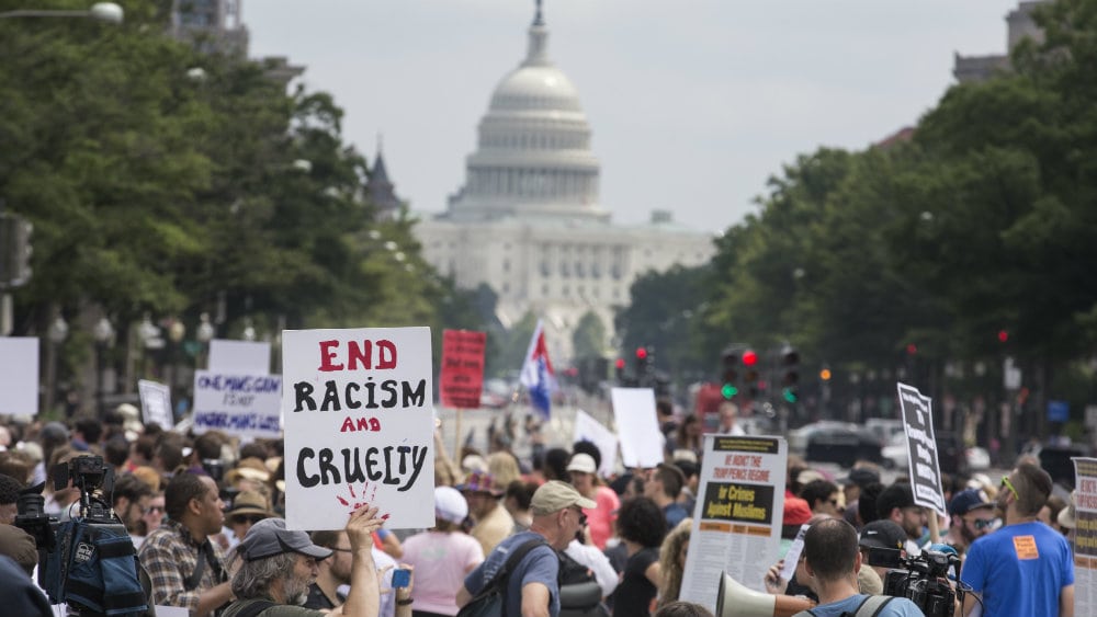 Miting i kontramiting u Vašingtonu 1
