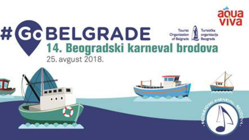 Beogradski karneval brodova 25. avgusta 1