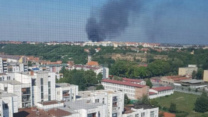 Požar u nehigijenskom naselju na Bežanijskoj kosi 1