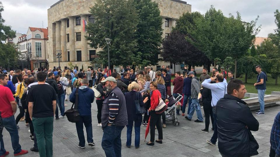 Protest u Banja Luci nakon prebijanja novinara 1