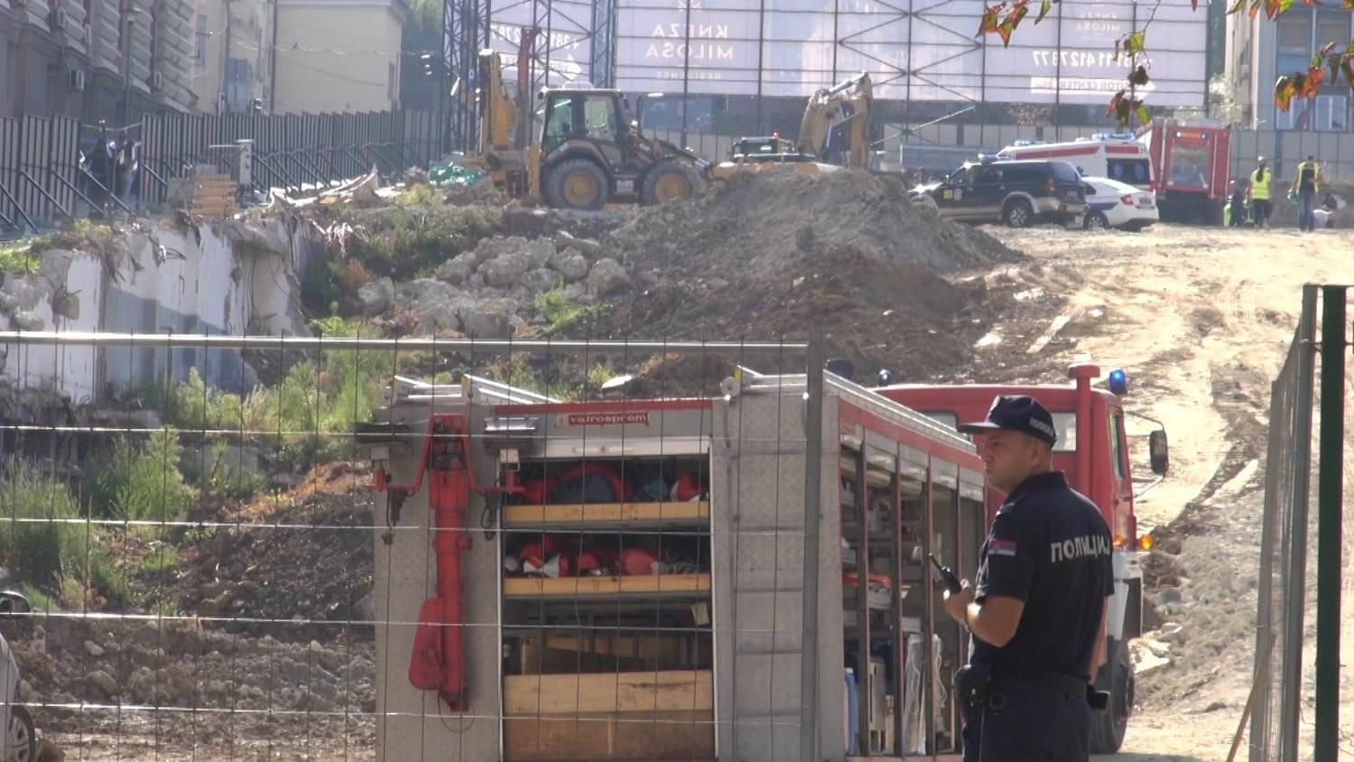 Obustavljeni radovi na gradilištu u Kneza Miloša 1