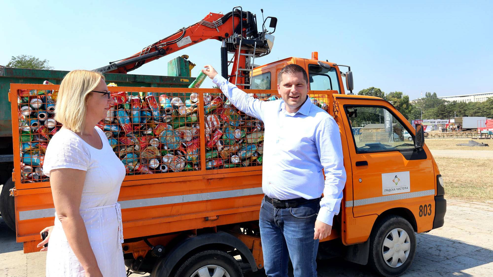 Nikodijević: Završena akcija prikupljanja reciklažnog otpada nakon Bir festa 1