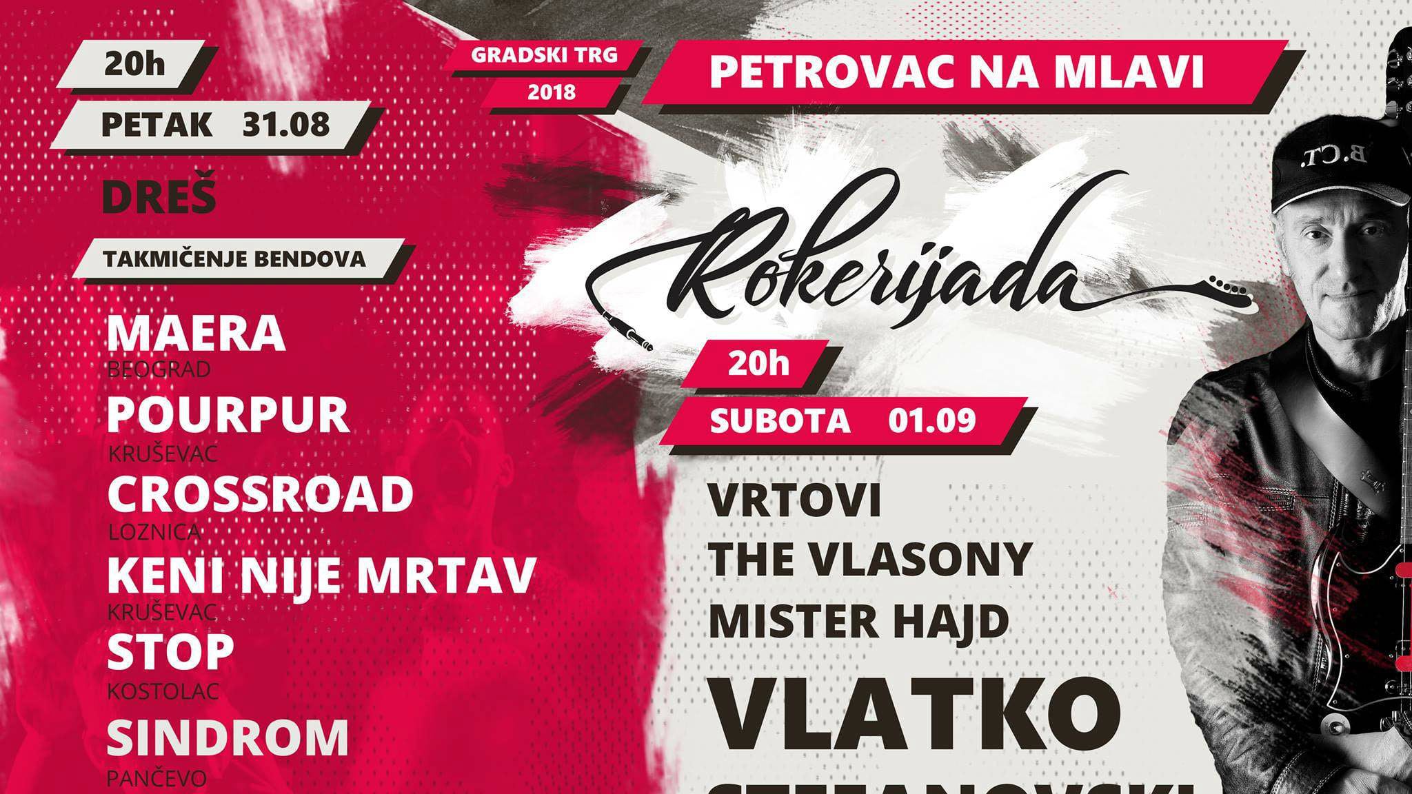 Festival "Rokerijada" u Petrovcu na Mlavi od 31. avgusta 1