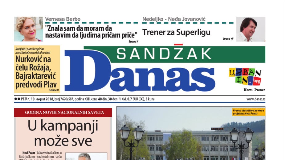 Sandžak Danas – 10. avgust 2018. 1