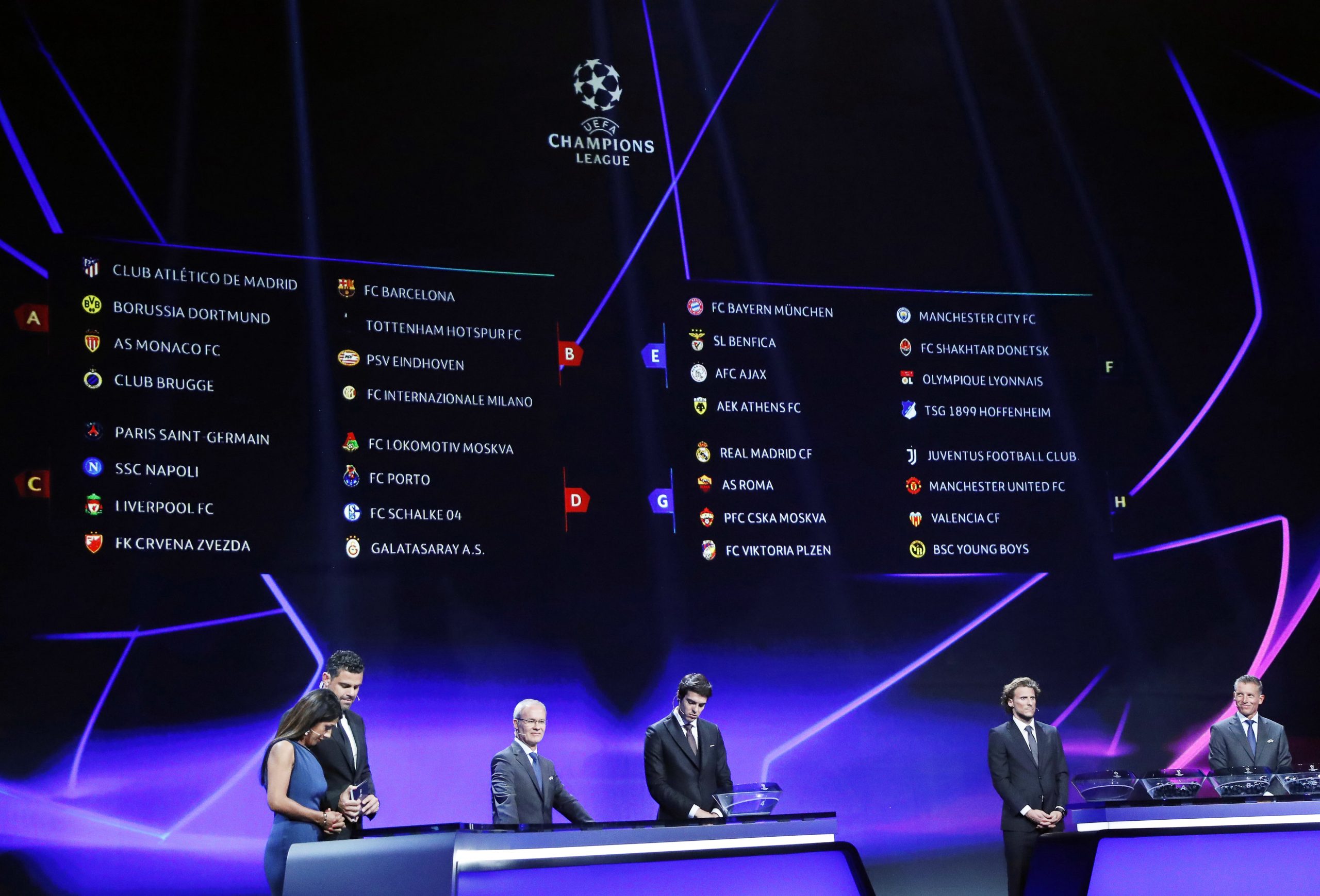 LŠ: Zvezda u grupi sa PSŽ, Napolijem i Liverpulom 1