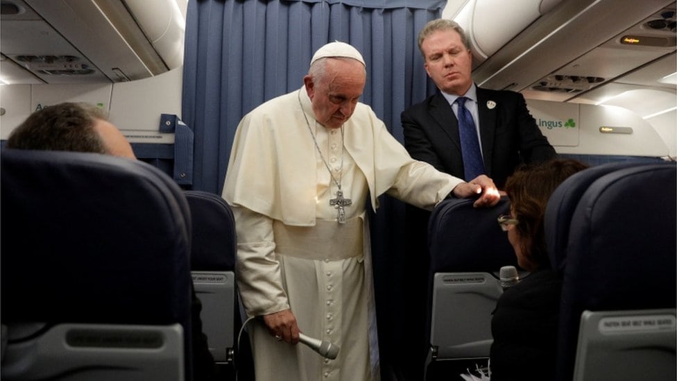 Papa sa novinarima na letu od Dablina ka Rimu, 26. avgusta 2018.