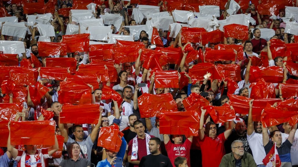 Koreografija navijača Zvezde