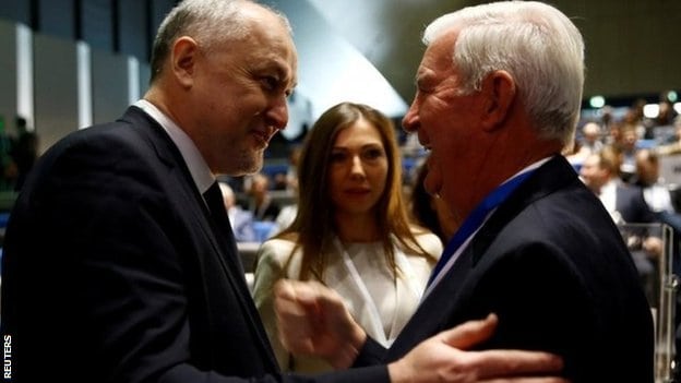 Rusiji ukinuta suspenzija, može ponovo da vrši doping testove 2 Direktor Rusade Juri Ganus (levo) i predsednik Vade Kreg Ridi