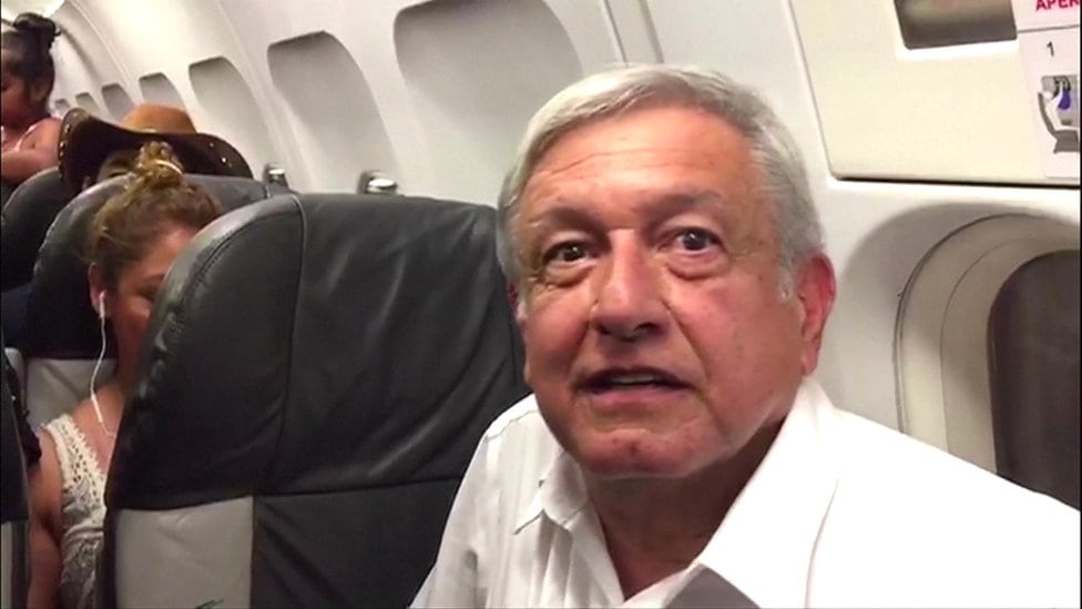 Novoizabrani meksički predsednik ostao satima zarobljen u avionu 1 Meksički predsednik Lopez Obrador