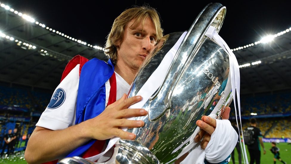 Modrić i pehar Lige šampiona